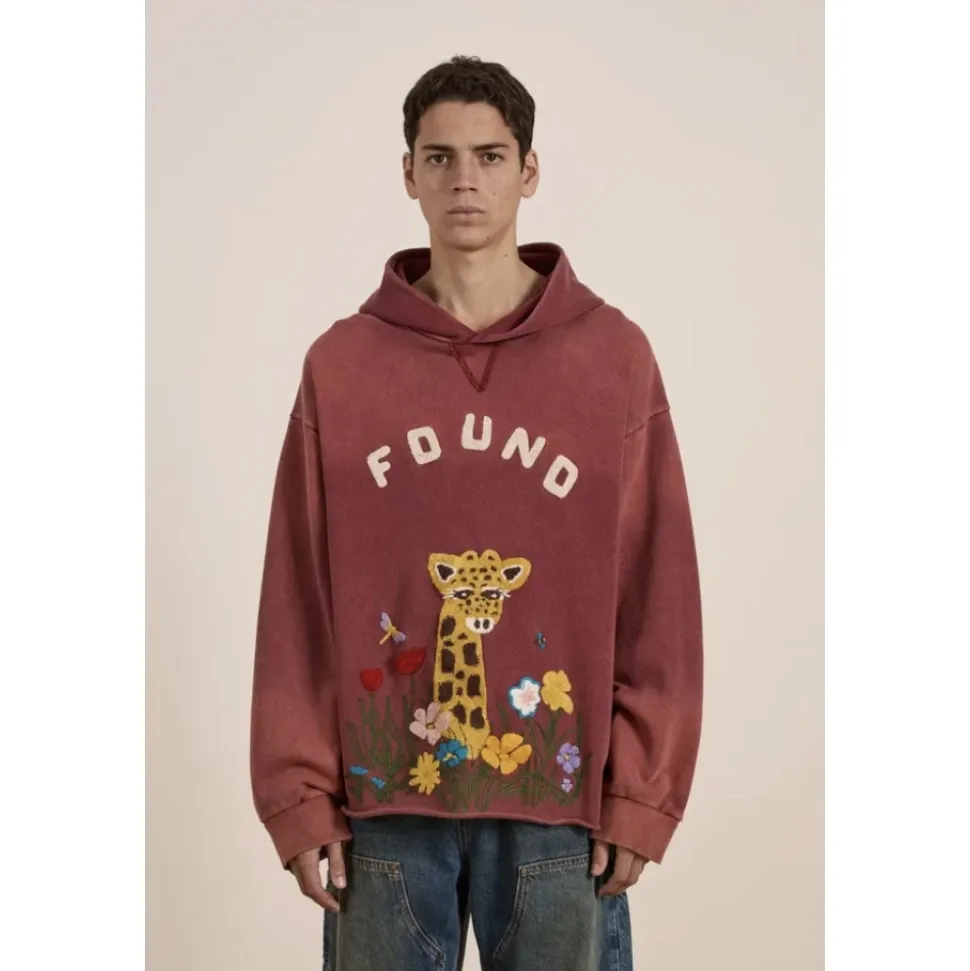 Embroidered Wildlife Hoodie