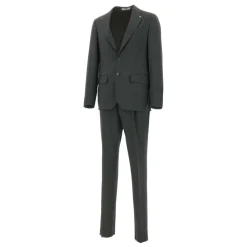 Enkeltspent dress med spissrevers
