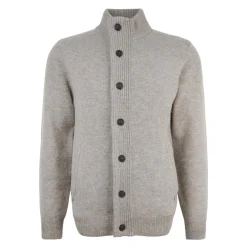 Essensiell Patch Zip Jakke i Beige