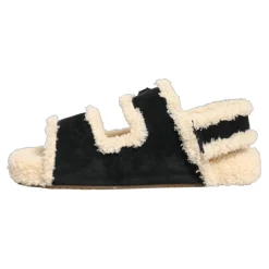 Faux-fur Slides