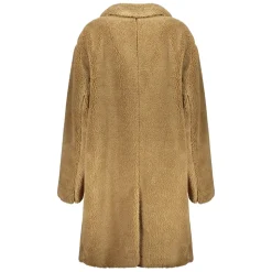 Faux Pels Revers Kåpe