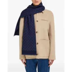 Ferragamo Skjerf NAVY