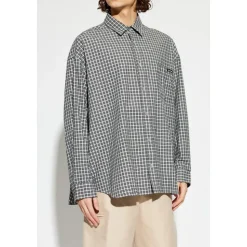 Flanellskjorte med knapper