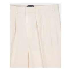 Fluid Poplin Double Pleat Pant