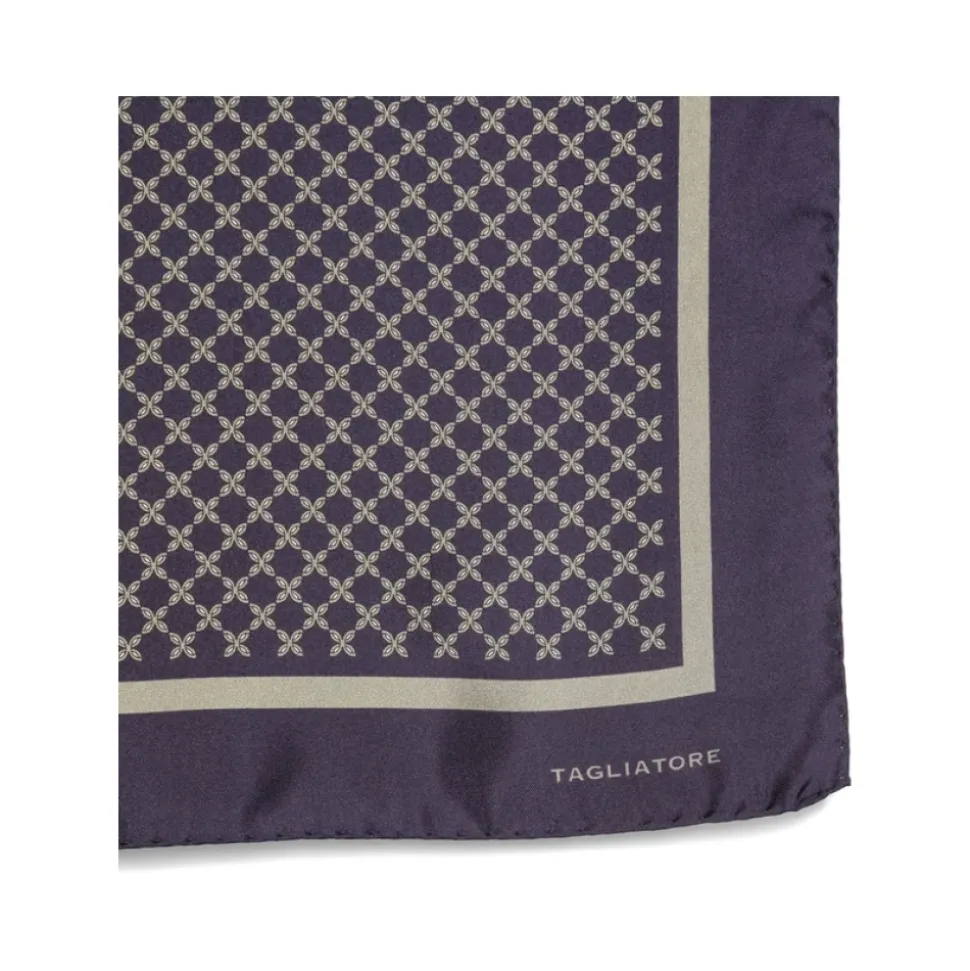 Foulard Geometric-Print Scarf