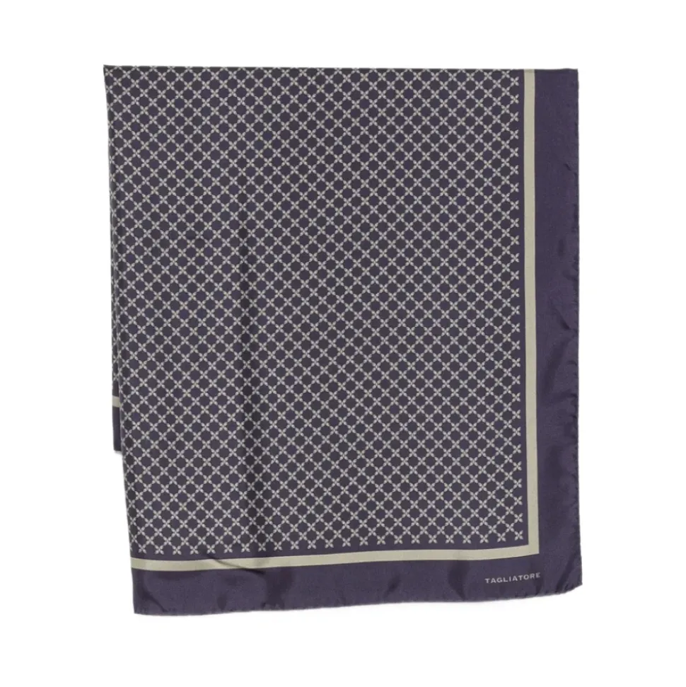 Foulard Geometric-Print Scarf