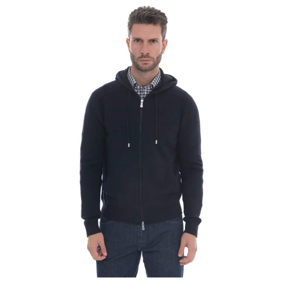 Full Zip Wool Hoodie