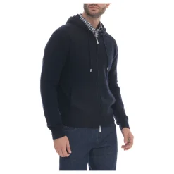 Full Zip Wool Hoodie