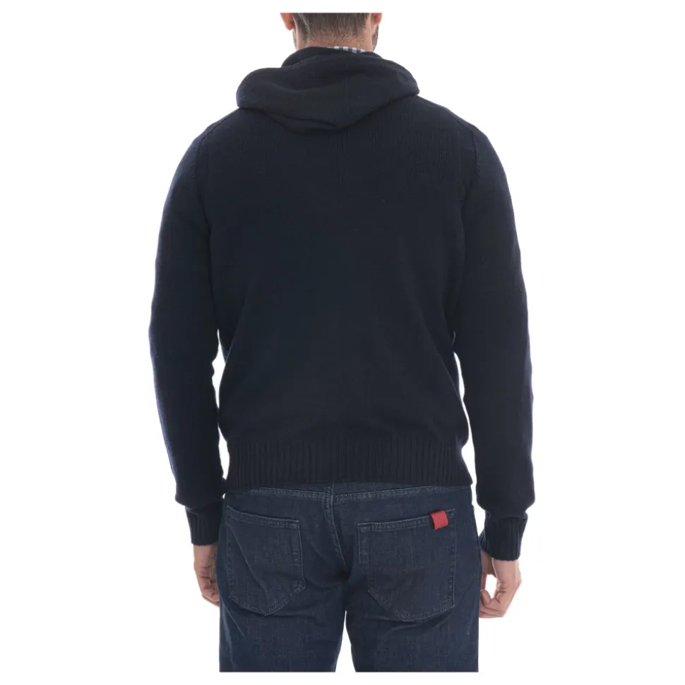 Full Zip Wool Hoodie