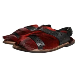 Gazelle Hår Lær Sandaler Sko