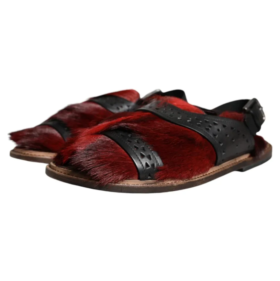 Gazelle Hår Lær Sandaler Sko