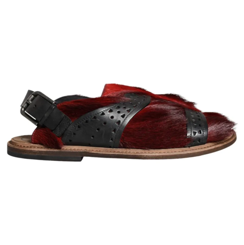 Gazelle Hår Lær Sandaler Sko