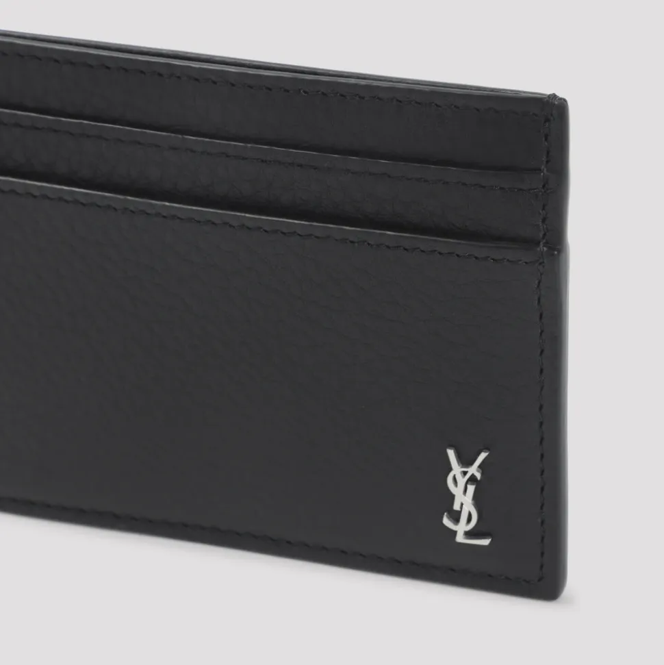 Grained Calf Leather Wallet