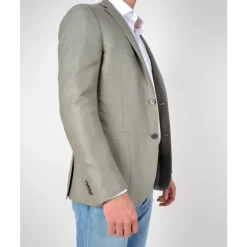 Grønn Silke Ull Blazer Håndlaget Italia