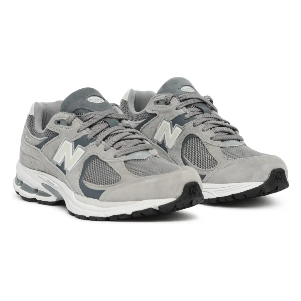 Grå Stoff Sneakers