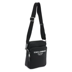 Gummiert Logo Nylon Skulderveske