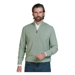 Half-Zip Structure Sweater