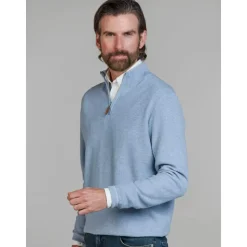 Half-Zip Struktur Genser