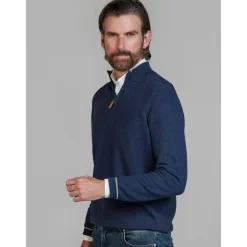Half-Zip Struktur Genser