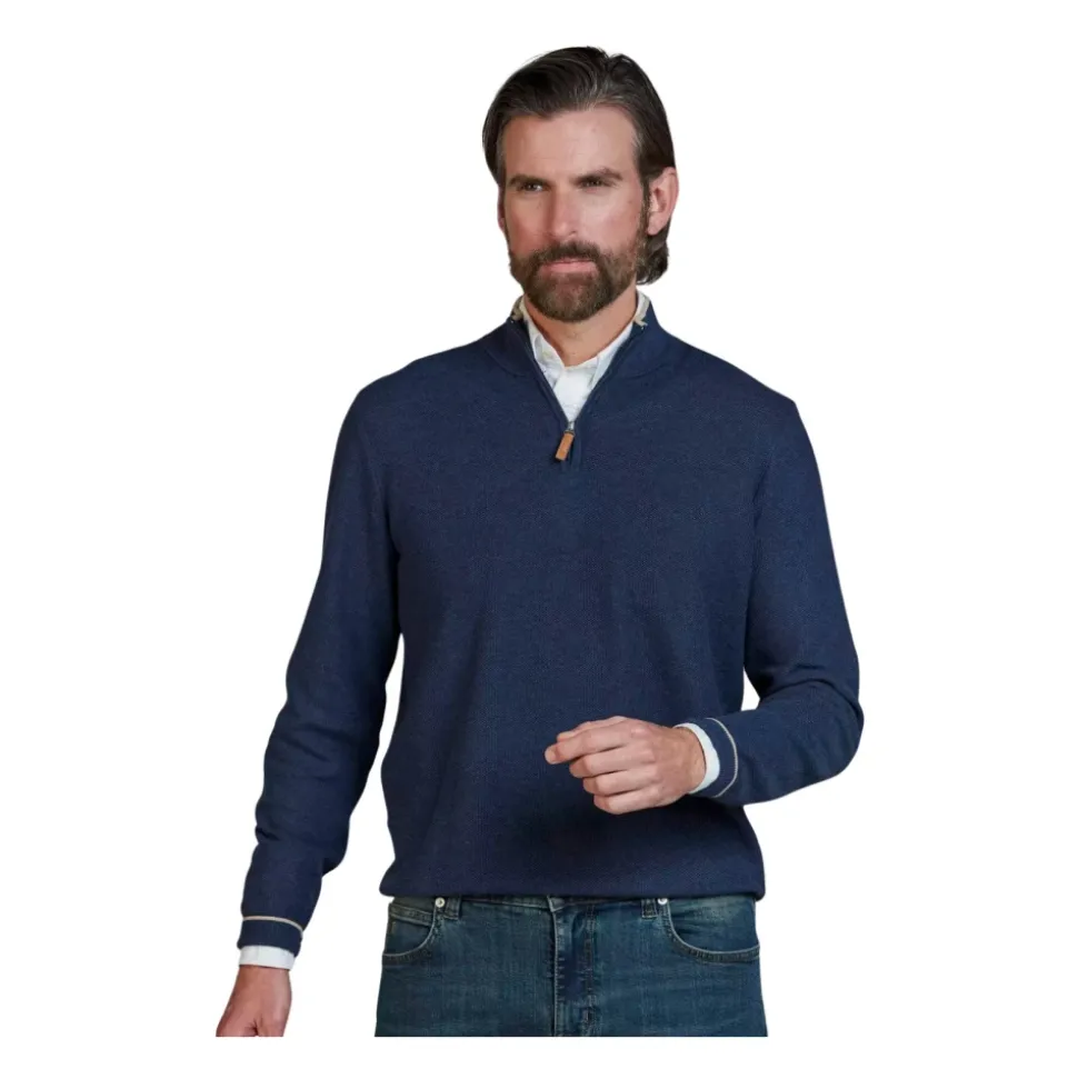 Half-Zip Struktur Genser