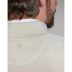 Half-Zip Struktur Genser