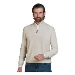 Half-Zip Struktur Genser