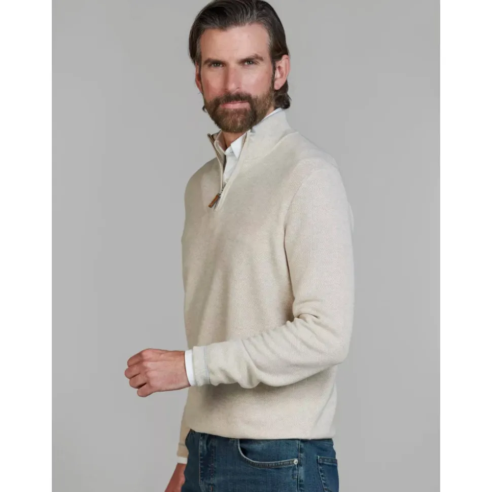 Half-Zip Struktur Genser
