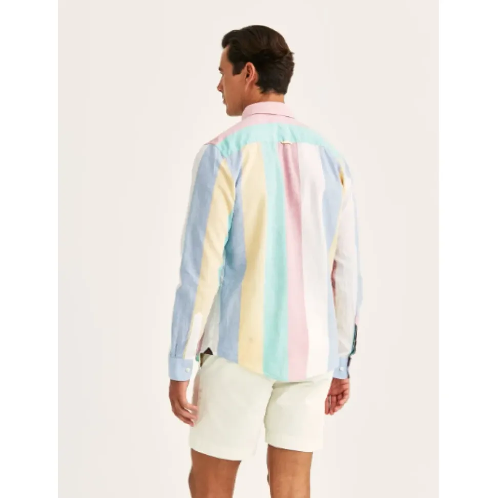 Happy Linen Stripe Shirt