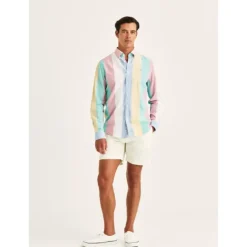 Happy Linen Stripe Shirt