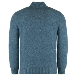 Heather Wool Blend Turtleneck Sweater