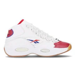 Herres Basketballsko Question Mid Kritt/vector Rød/vector Blå