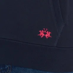 Hettegenser med glidelås og unike grafikker