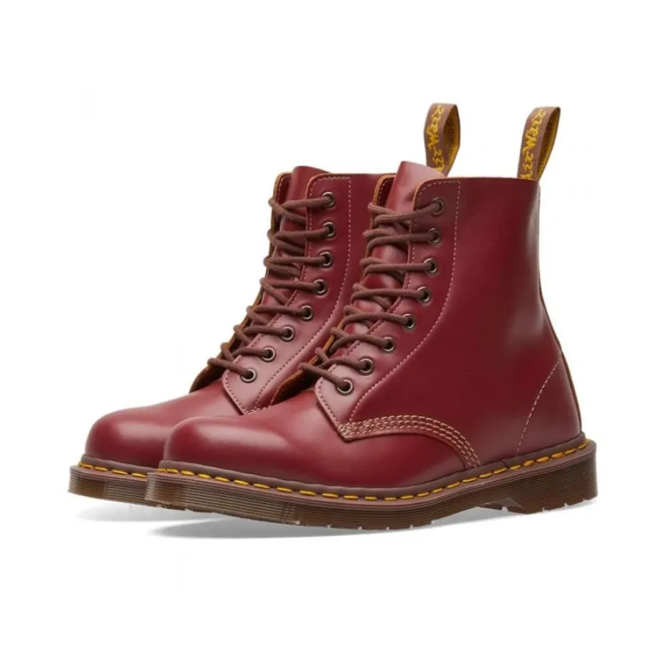 Håndlagde Vintage 1460 Boots med Quilon-lær