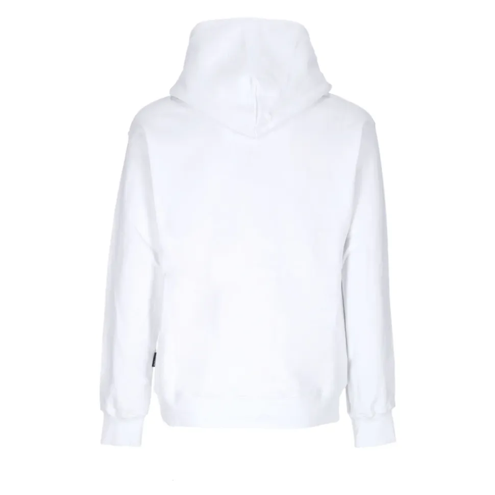 Hvit Dreams Hoodie med Kangaroo Lomme