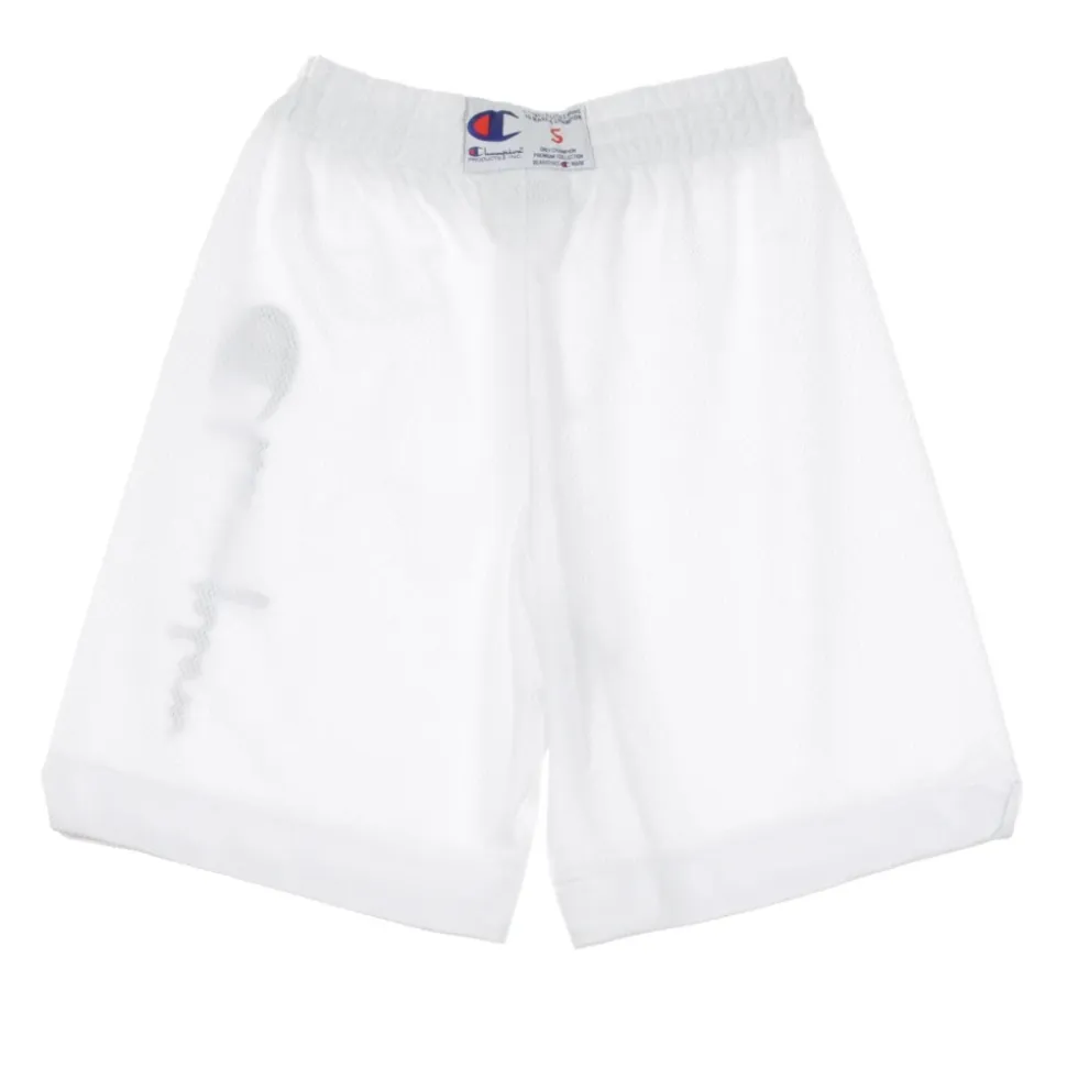 Hvite Basketballshorts for Menn