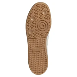 Hvite Skinn Sneakers Snøring Gummisåle