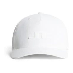 Hvit Flexfit Heath Cap med Logo
