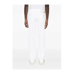 Hvit Klassisk Straight Leg Jeans