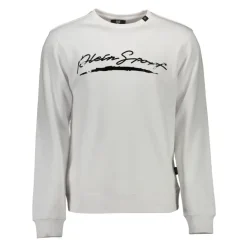 Hvit Langermet Crewneck Sweatshirt Print