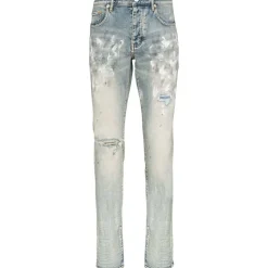 Hvitmalt Slim Fit Jeans