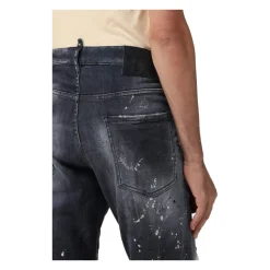 Italienske Jeansbukser Laget i Italia