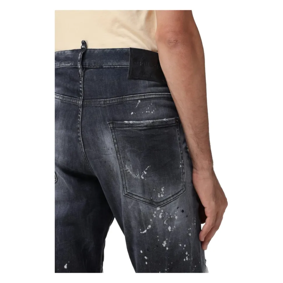 Italienske Jeansbukser Laget i Italia