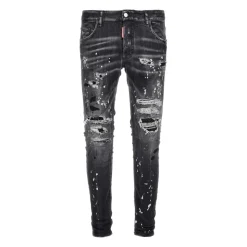 Italienske Jeansbukser Laget i Italia