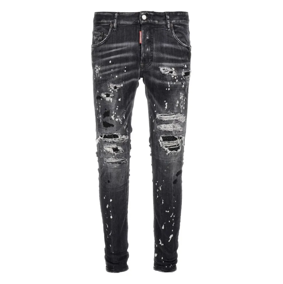 Italienske Jeansbukser Laget i Italia