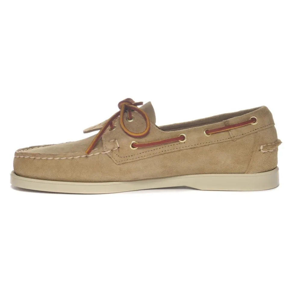 Italiensk Semsket Skinn Loafer