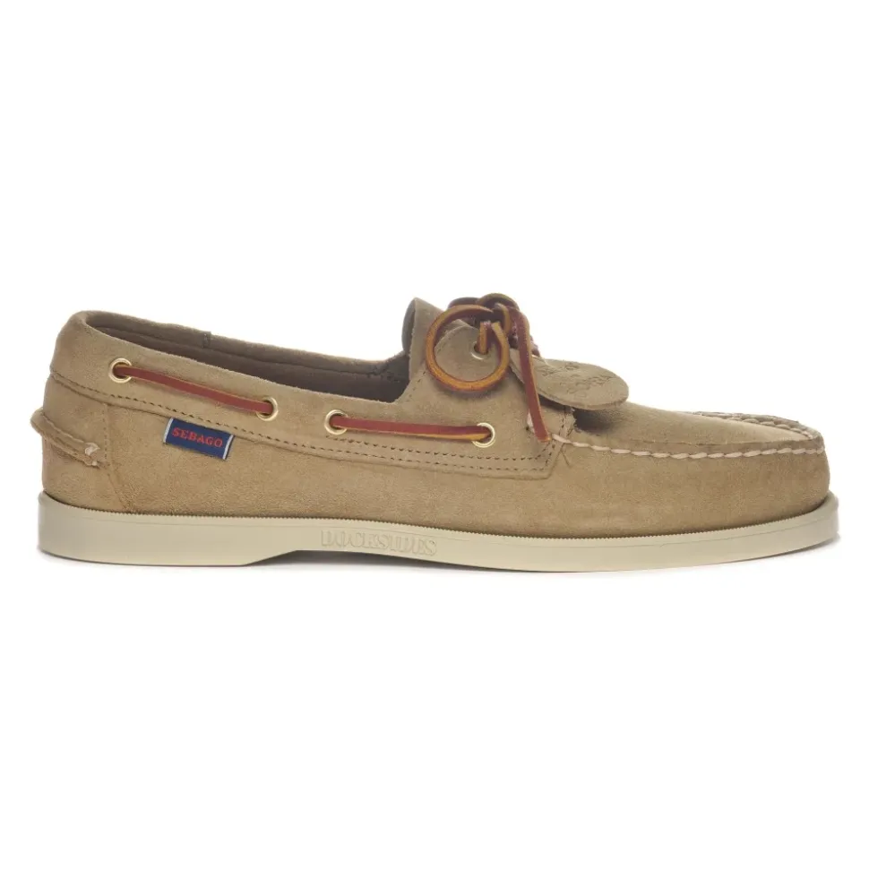 Italiensk Semsket Skinn Loafer
