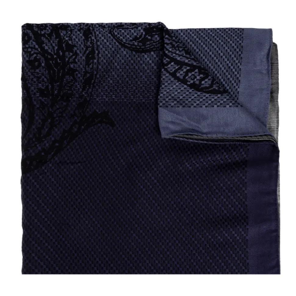 Jacquard Skjerf Med Plassert Paisley-Motiv