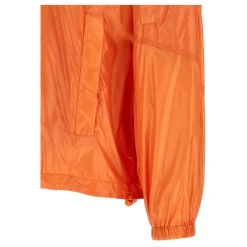 Jakke i skinnende nylon