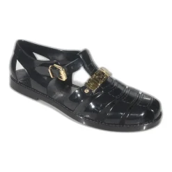 Jelly Logo Lettering Sandals