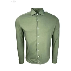 Jersey Skjorte Oliv
